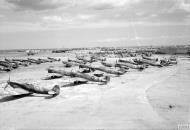 Asisbiz Hurricanes at RAF 110 Maintenance Unit with 185Sqn GLK Brindisi Italy 1943 IWM CNA3285