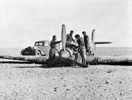 Asisbiz RAF 53RSU salvage crews rescue downed Hurricanes Western Desert IWM CM2231