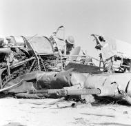 Asisbiz RAF Hurricane IIc shot down over the Egyptian desert 1942 ebay 01