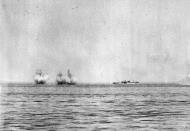 Asisbiz British convoy on their way to Malta under attack Sep 1942 IWM A11437