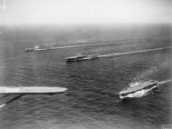 Asisbiz British convoy on their way to Malta with Eagle then Indomitable and Victorious 10 12th Aug 1942 IWM A11155