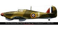 Asisbiz Hawker Hurricane I Trop RAF 261Sqn J Sgt F N Robertson P3731 Malta 1941 0A