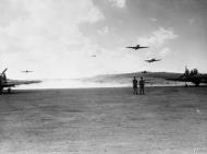 Asisbiz Hawker Hurricane IIs RAF 261Sqn take off from Ta Kali Malta IWM CM1353