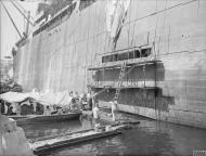 Asisbiz Merchant ship Orari under going repairs Grand Harbour Malta 3rd Jun 1942 IWM A10774