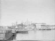 Asisbiz Merchant ship Orari under going repairs Grand Harbour Malta 3rd Jun 1942 IWM A10775