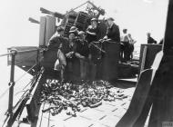 Asisbiz Operation Pedestal crew of a multiple pom pom aboard HMS Manchester Aug 1942 IWM A11180