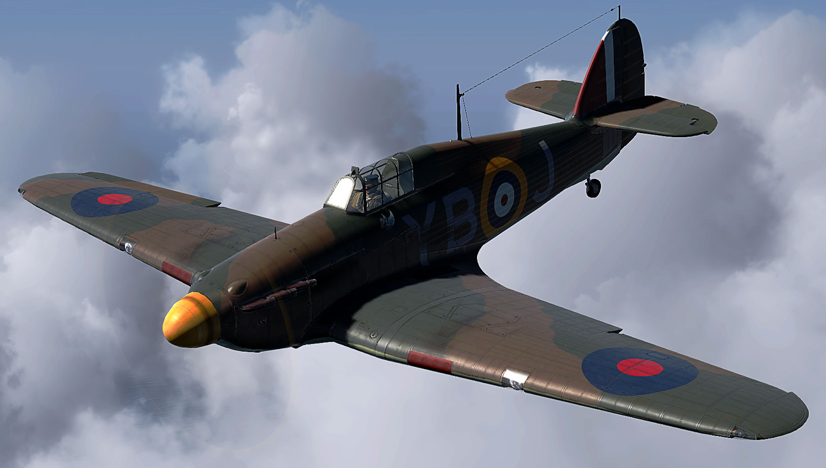 COD KF Hurricane I RAF 17Sqn YBJ N2359 Stevens Debden England 1940 V01