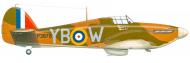 Asisbiz Hawker Hurricane I RAF 17Sqn YBW Bird Wilson P3978 Debdeb England July 1940 0A
