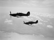 Asisbiz Hurricane IIC RAF 247Sqn ZYV BE634 ZYS BD936 based at Predannack Cornwall IWM CH5485