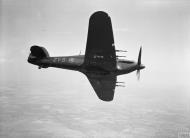 Asisbiz Hurricane IIc RAF 247Sqn ZYS BD936 over England April 1942 IWM CH5486