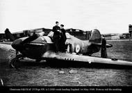 Asisbiz Hurricane I RAF 253Sqn SWA L2020 crash landing England 1st May 1940 01
