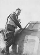 Asisbiz Aircrew RAF 257Sqn FLt HP Blatchford who rammed Italian CR 42 on 11 Nov 1940 IWM CH1679
