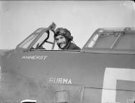 Asisbiz Hurricane RAF 257Sqn Sqn Ldr FJ Soper at Coltishal Norfolk IWM CH3535