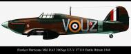 Asisbiz Hawker Hurricane I RAF 306Sqn UZV V7118 Battle Britain 1940 0A
