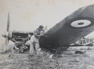 Asisbiz Hurricane PRI Trop RAF 46Sqn XK left abandoned North Africa unusual RAF type camo 1941 01