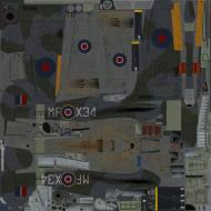 Asisbiz COD KF Hurricane I RAF 59OTU MF X34 V7173 Turnhouse 1943