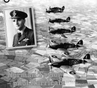 Asisbiz Hurricane IIb RAF 601Sqn UFO Z3356, UFY BD711, UFP Z3244 UFW and UFN in formation 1941 IWM