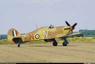 Asisbiz Airworthy Hawker Hurricane II warbird G HURY marked as RAF 6Sqn JV N KZ321 airshow collection 01