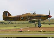 Asisbiz Airworthy Hawker Hurricane II warbird G HURY marked as RAF 6Sqn JV N KZ321 airshow collection 03