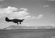 Asisbiz Hurricane IV RAF 6Sqn R LF498 arriving at Araxos Greece Sep 1944 IWM CNA3198