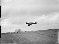 Asisbiz Hawker Hurricane I RAF 73Sqn S landing at Rouvre April 1940 IWM C1241