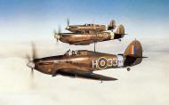 Asisbiz Empire Central Flying School Hurricane H33 Z4794 with Spitfires PZ926 and PZ882 01