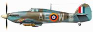 Asisbiz Hurricane IIb RCAF 402Sqn AEW BE485 during operation Jubilee over Dieppe France 1942 0A