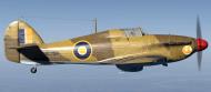 Asisbiz COD asisbiz Hurricane IIb SAAF 40Sqn Jack Orpen HL734 with Gremlin Bobby Burst North Africa 1942 V0A