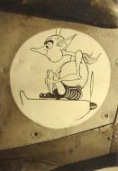 Asisbiz Hawker Hurricane IIb SAAF 40Sqn Gremlin Cockpit Clarence 02