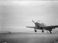 Asisbiz Fleet Air Arm Sea Hurricane landing aboard HMS Argus 15 17th Aug 1943 IWM A18874