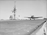 Asisbiz Fleet Air Arm Sea Hurricane taking off from HMS Avenger 27th Jun 1942 IWM A10983