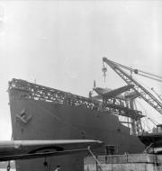 Asisbiz MSFU Merchant Ship Fighting Unit Sea Hurricane I aboard a Catapult Armed Merchant Gibraltar IWM CH6918