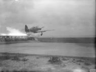 Asisbiz MSFU Sea Hurricane I KEM Z4936 being fired from a training catapult Liverpool IWM CI178