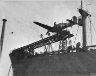 Asisbiz MSFU Sea Hurricane I NJL V6756 aboard a CAM ship Catapult Armed Merchant Greenock IWM A9422