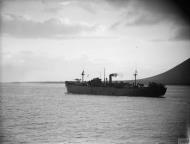 Asisbiz MSFU Sea Hurricane aboard CAM ship Empire Lawrence at Hvalfjord Iceland May 1942 IWM A9292