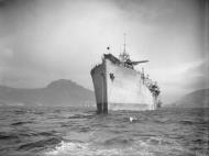 Asisbiz MSFU Sea Hurricane aboard CAM ship SS Empire Tide at Hvalfjord Iceland 14th Jun 1942 IWM A10115