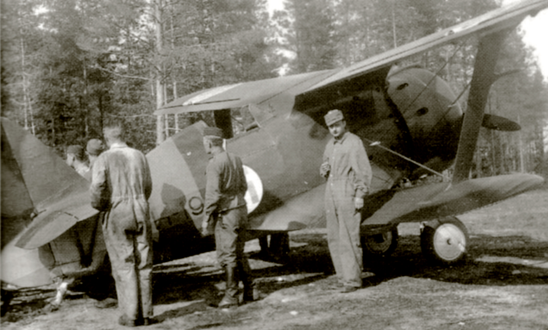 Ilmavoimat Polikarpov I 153 FAF as VH19 and later IT19 Finland 1941 01