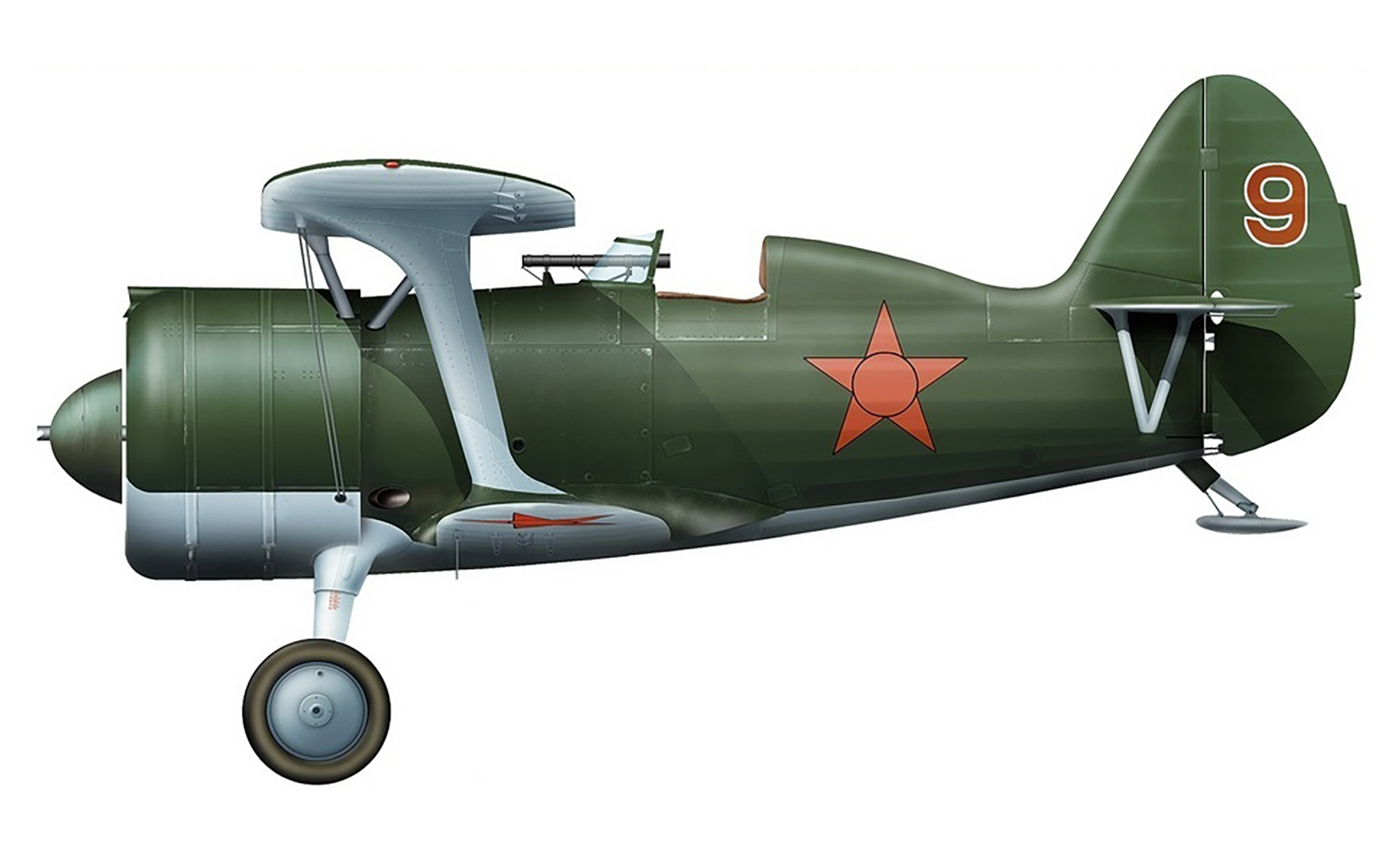 Polikarpov I 15bis 6GvShAP Red 9 shot down in the Rudnya area 26th June 1941 0A