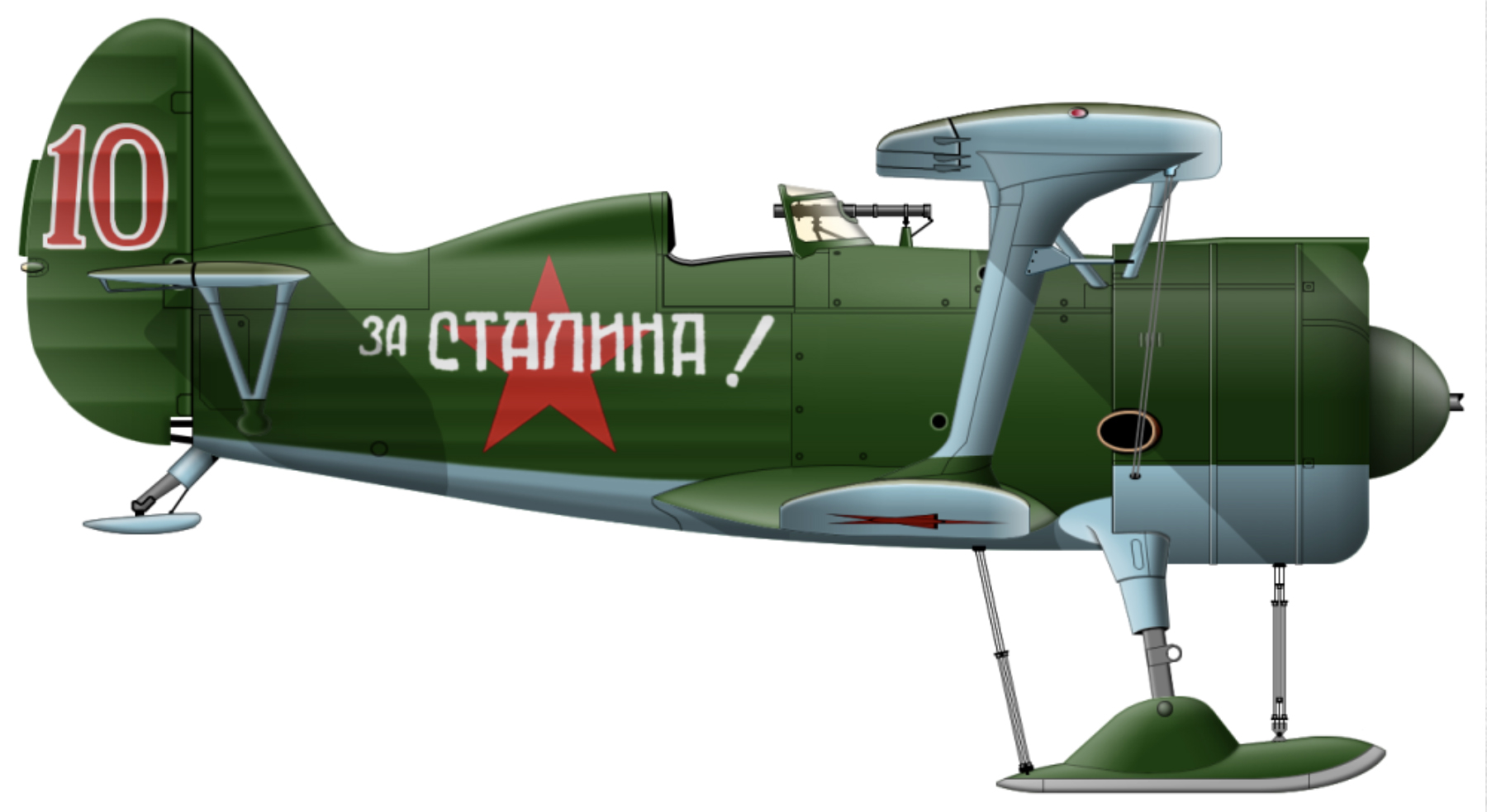 WW Polikarpov I 153 13AE 61AB KBF Red 10 slogan for Stalin HSU Volosevich Soviet Finnish war 1939 40 0A