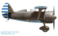 Asisbiz CAF Polikarpov I 153 Chinese army of Chang Chai Shek sn 345 1939 China 0A