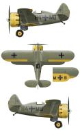 Asisbiz Luftwaffe Polikarpov I 153 Stab I.LLG1 H4+MB 1st Glider Assault Wing 0A