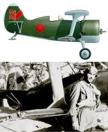 Asisbiz Polikarpov I 15 65ShAP later 17GvShAP Red 21 Capt Krasnolutsky Cmdr Leningrad Front 12th Aug 1941 0B