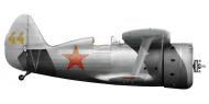 Asisbiz Polikarpov I 153 148IAP Yellow 44 sn 7344 SnrLt LD Smirnov accident at Liepaja Latvia May 1941 0A