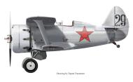 Asisbiz Polikarpov I 153 17IAP Black 29 captured during the Barbarrosa onslaught 1941 0A