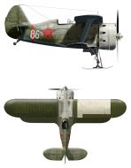 Asisbiz Polikarpov I 153 27IAP ski equipped Silver 86 captured in Murmansk area Winter 1942 0A