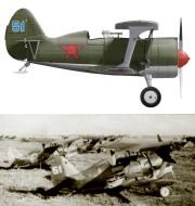 Asisbiz Polikarpov I 153 66ShAP Blue 51 captured at Kurovitsy during the Barbarrosa onslaught Russia 1941 0B