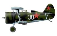 Asisbiz Polikarpov I 153 71IAP KBF Silver 30 Lavansaari Island Gulf of Finland Aug 1942 0A