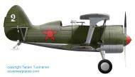 Asisbiz Polikarpov I 153 74ShAP White 2 landing accident at Kyplin aerodrome 3rd Mar 1941 0A