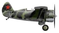 Asisbiz Polikarpov I 153 7IAP with irregular camouflage pattern Leningrad 1941 0A