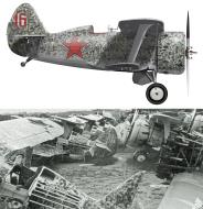 Asisbiz Polikarpov I 153 IAP Red 16 captured during the Barbarrosa onslaught at Minsk 1941 0B